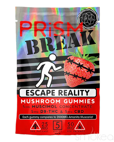 Hi On Nature Prism Break Mushroom Gummies - Strawberry 5 Pack