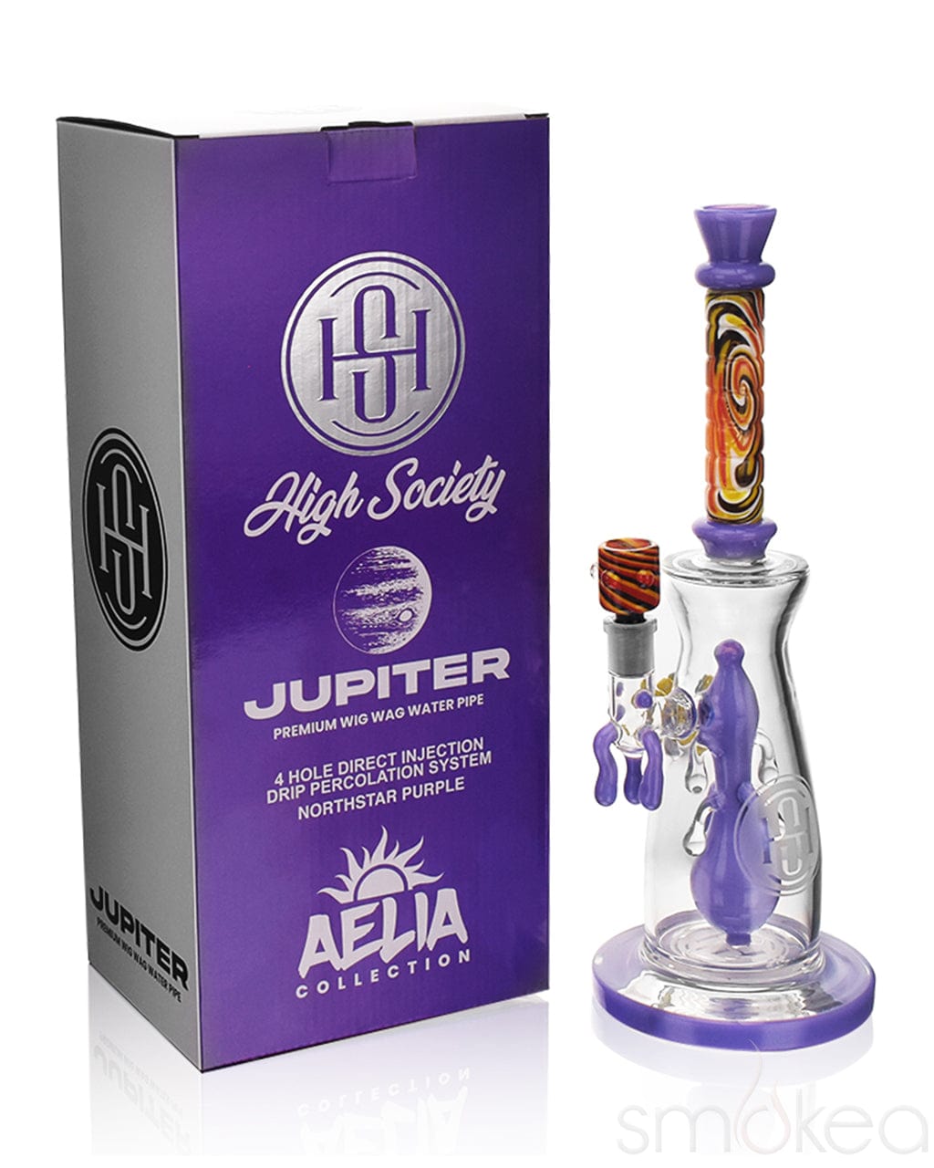 High Society Jupiter Bong Purple