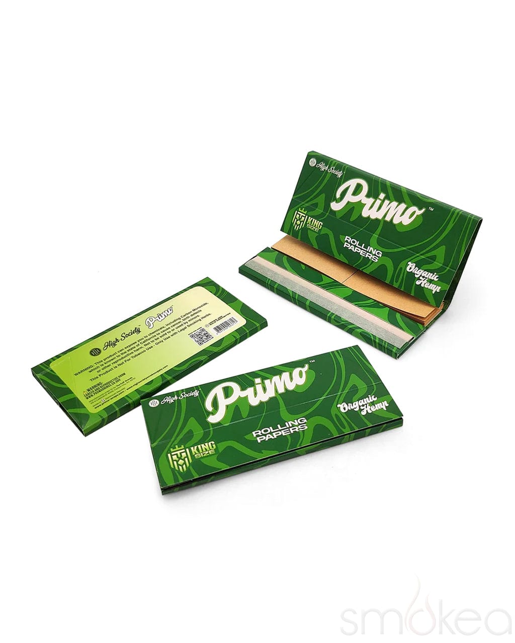 High Society Primo King Size Organic Hemp Papers w/ Tips