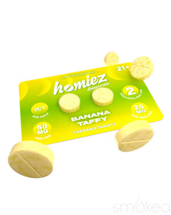 Homiez Botanicals Cat's Claw Tablets - Banana Taffy 2 Pack