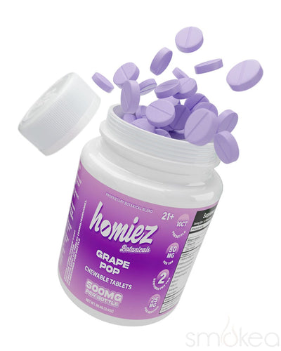Homiez Botanicals Cat's Claw Tablets - Grape Pop 10 Pack