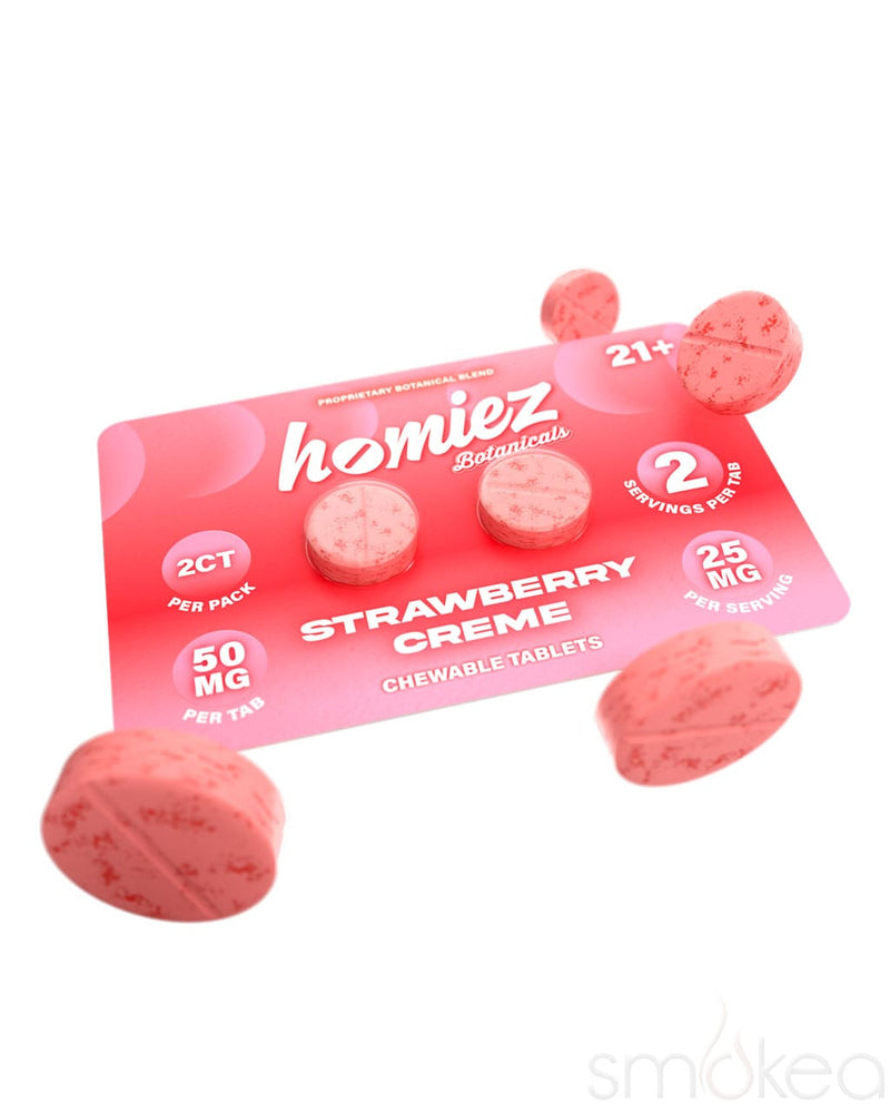Homiez Botanicals Cat's Claw Tablets - Strawberry Creme 2 Pack