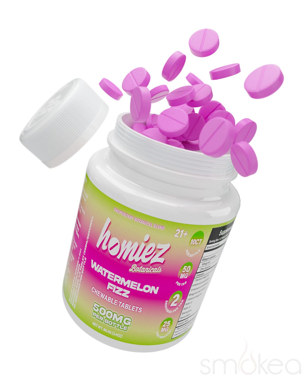 Homiez Botanicals Cat's Claw Tablets - Watermelon Fizz 10 Pack
