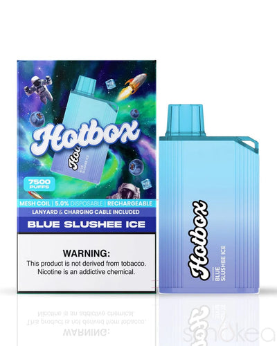 Hotbox 7500 Puff Disposable Vape - Blue Slushee Ice