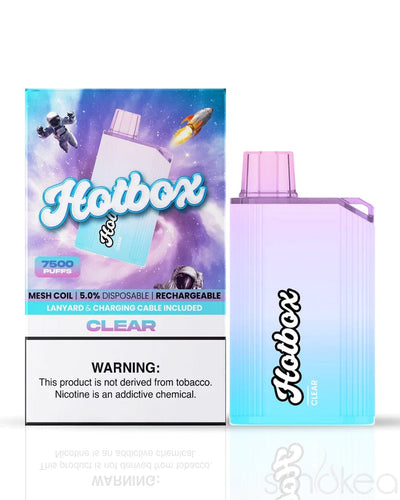 Hotbox 7500 Puff Disposable Vape - Clear