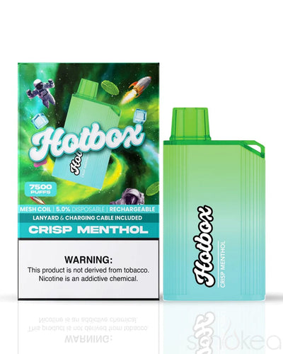 Hotbox 7500 Puff Disposable Vape - Crisp Menthol