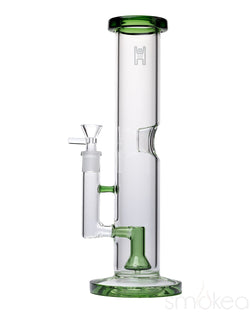 Human Grade 12" Straight Tube Bong Green