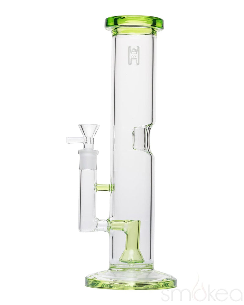 Human Grade 12" Straight Tube Bong Matrix Green
