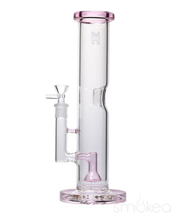 Human Grade 12" Straight Tube Bong Pink