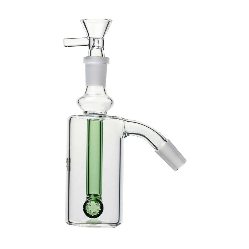 Human Grade 14mm DK Barrel Ash Catcher Green / 45 deg (14mm)