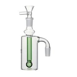 Human Grade 14mm DK Barrel Ash Catcher Green / 90 deg (14mm)