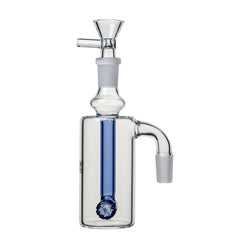 Human Grade 14mm DK Barrel Ash Catcher Light Blue / 90 deg (14mm)