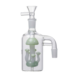 Human Grade 14mm Mushroom Perc Ash Catcher Green / 90 Deg (14mm)