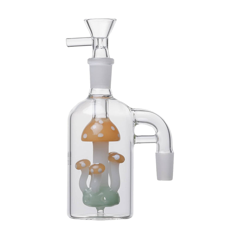 Human Grade 14mm Mushroom Perc Ash Catcher Yellow / 90 Deg (14mm)