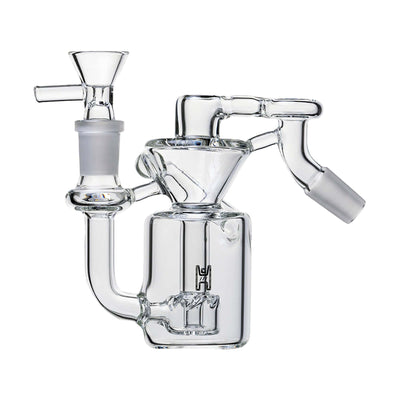 Human Grade 14mm Recycler Ash Catcher 45 Degree (14mm) / Clear