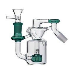 Human Grade 14mm Recycler Ash Catcher 45 Degree (14mm) / Lake Green