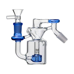 Human Grade 14mm Recycler Ash Catcher 45 Degree (14mm) / Light Blue