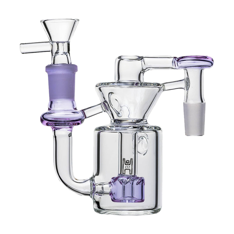 Human Grade 14mm Recycler Ash Catcher 90 Degree (14mm) / Lavender