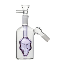 Human Grade 14mm Skull Ash Catcher Lavender / 45 deg (14mm)