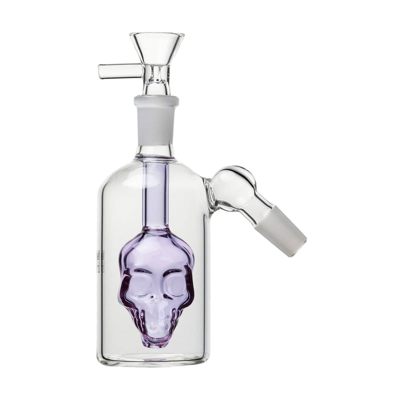 Human Grade 14mm Skull Ash Catcher Lavender / 45 deg (14mm)