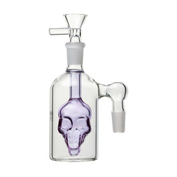 Human Grade 14mm Skull Ash Catcher Lavender / 90 deg (14mm)