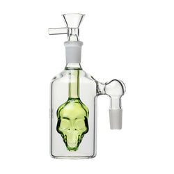 Human Grade 14mm Skull Ash Catcher Matrix Green / 90 deg (14mm)