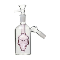 Human Grade 14mm Skull Ash Catcher Pink / 45 deg (14mm)