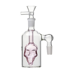 Human Grade 14mm Skull Ash Catcher Pink / 90 deg (14mm)