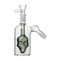 Human Grade 14mm Skull Ash Catcher Smoke / 45 deg (14mm)