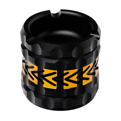 Human Grade 2.5" Chevron Ashtray Grinder Black
