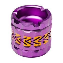Human Grade 2.5" Chevron Ashtray Grinder Purple