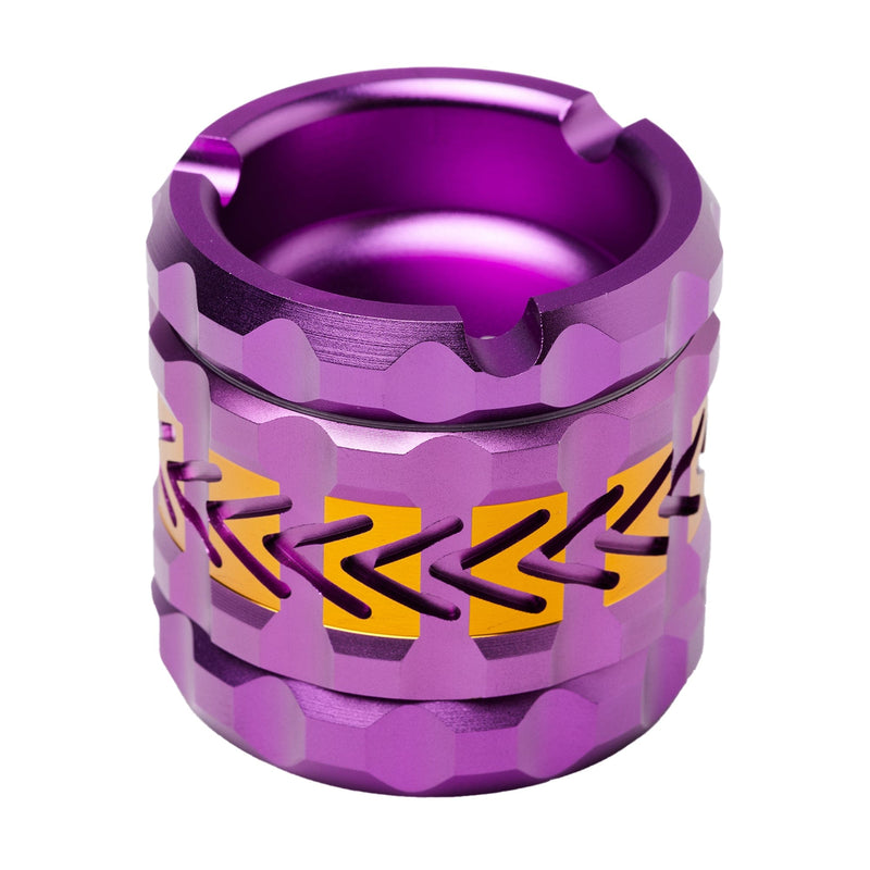 Human Grade 2.5" Chevron Ashtray Grinder Purple
