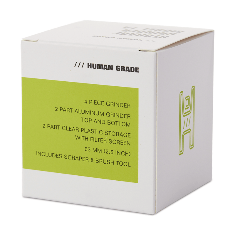 Human Grade 2.5" Clear Storage Grinder