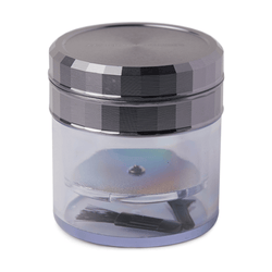 Human Grade 2.5" Clear Storage Grinder Gunmetal