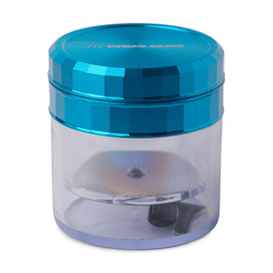 Human Grade 2.5" Clear Storage Grinder Light Blue