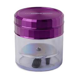 Human Grade 2.5" Clear Storage Grinder Purple