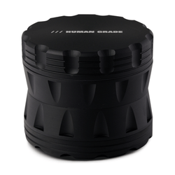 Human Grade 2.5" Concave Notched Grinder Black