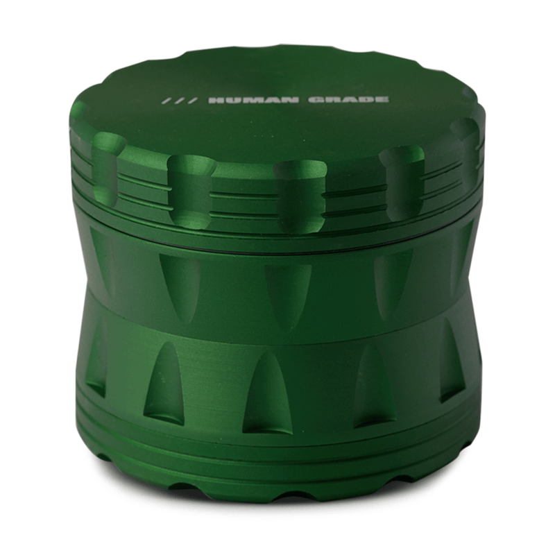 Human Grade 2.5" Concave Notched Grinder Green