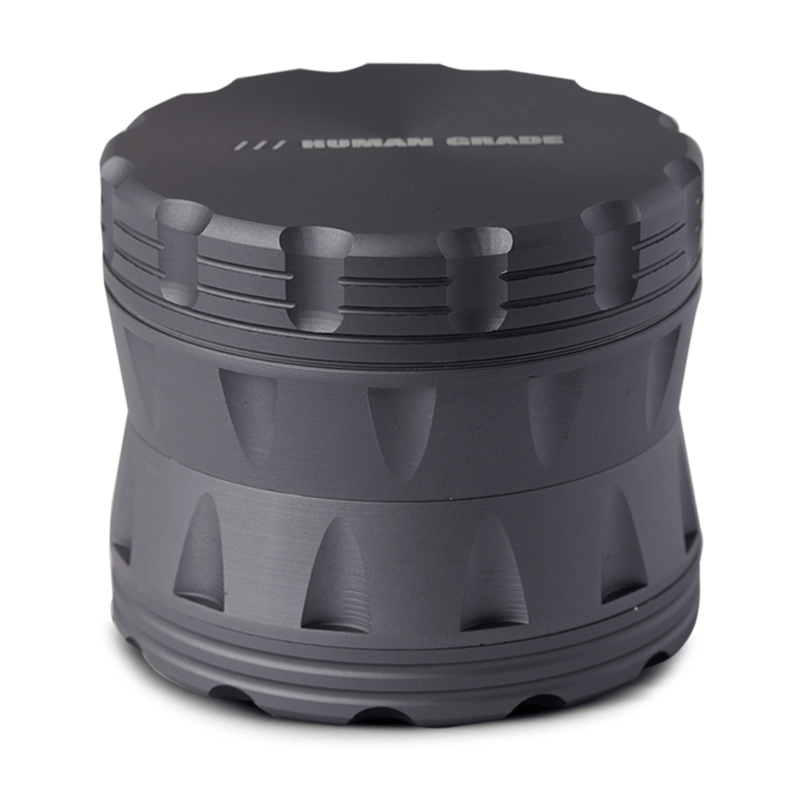 Human Grade 2.5" Concave Notched Grinder Gunmetal