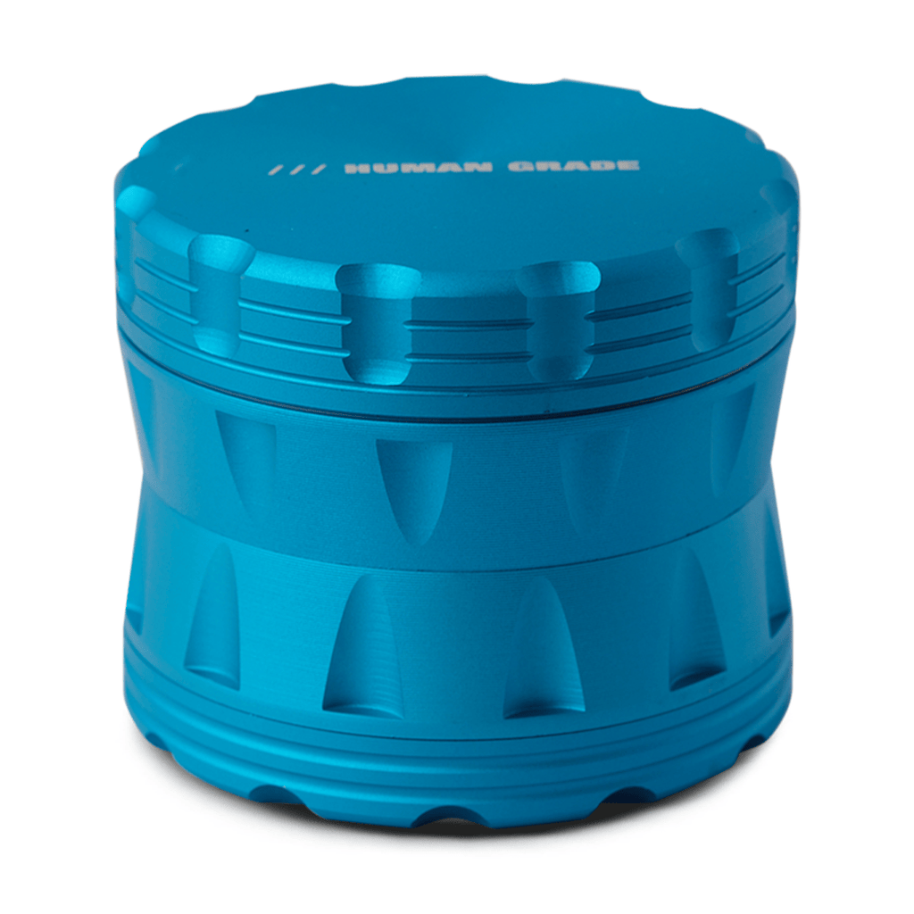 Human Grade 2.5" Concave Notched Grinder Light Blue