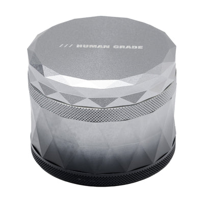 Human Grade 2.5" Gradient Diamond-Cut Grinder Black and White