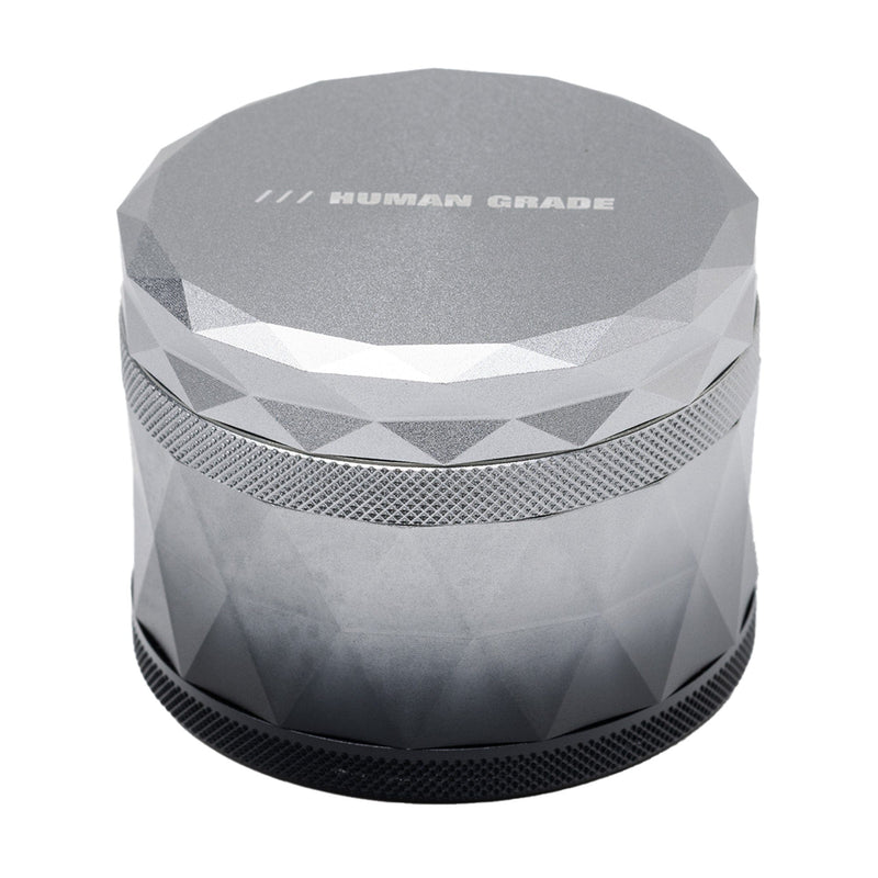Human Grade 2.5" Gradient Diamond-Cut Grinder Black and White
