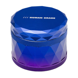 Human Grade 2.5" Gradient Diamond-Cut Grinder Blue and Purple