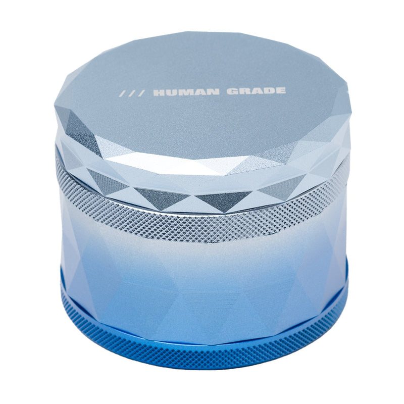 Human Grade 2.5" Gradient Diamond-Cut Grinder Blue and Sky Blue