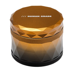 Human Grade 2.5" Gradient Diamond-Cut Grinder Copper and Brown