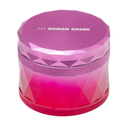 Human Grade 2.5" Gradient Diamond-Cut Grinder Pink and Magenta