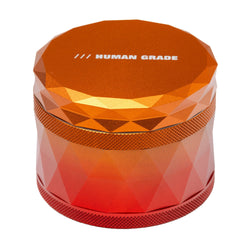 Human Grade 2.5" Gradient Diamond-Cut Grinder Rose Gold and Magenta