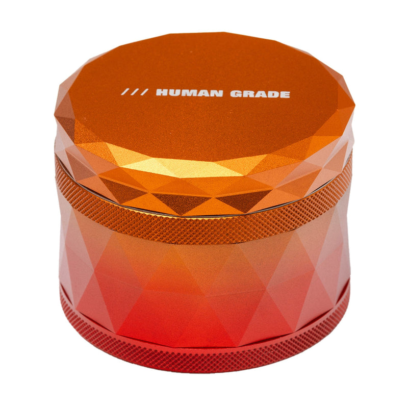 Human Grade 2.5" Gradient Diamond-Cut Grinder Rose Gold and Magenta