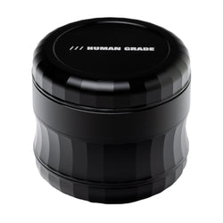 Human Grade 2.5" Metallic Curved Grinder Black
