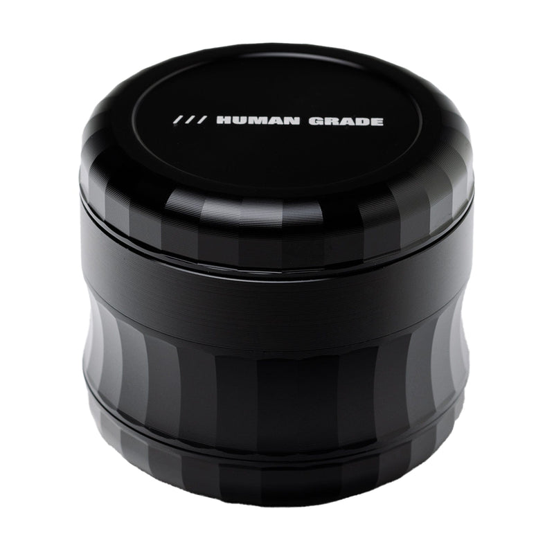 Human Grade 2.5" Metallic Curved Grinder Black
